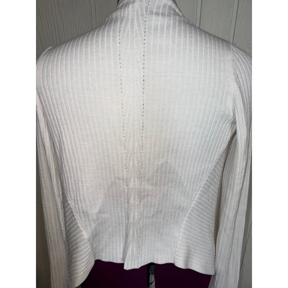 Athleta Asymmetrical Cardigan Sweater Size S White - Picture 4 of 9